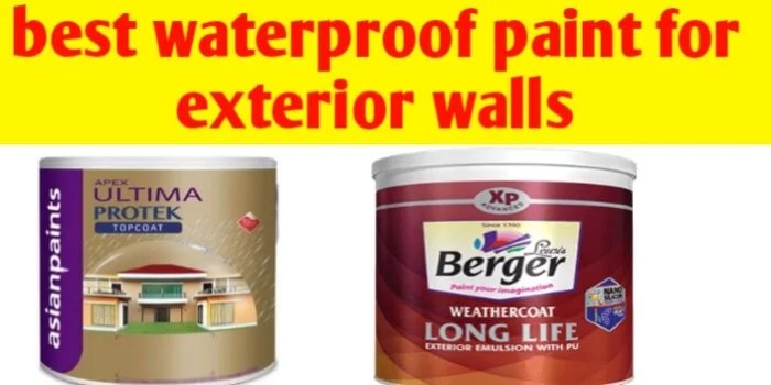 Best waterproof paint for exterior walls and waterproofing - Civil Sir