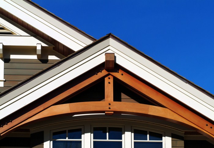 Private Residence exterior roof detail - Traditional - House Exterior ...